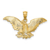 Gold Polished Eagle Pendants