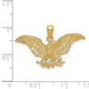 Gold Polished Eagle Pendants
