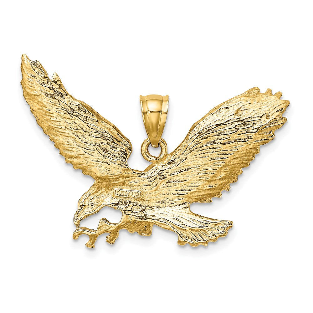 Gold Polished Eagle Pendants