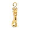 Gold Polished Horse Pendants