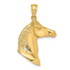Gold Polished Horse Pendants