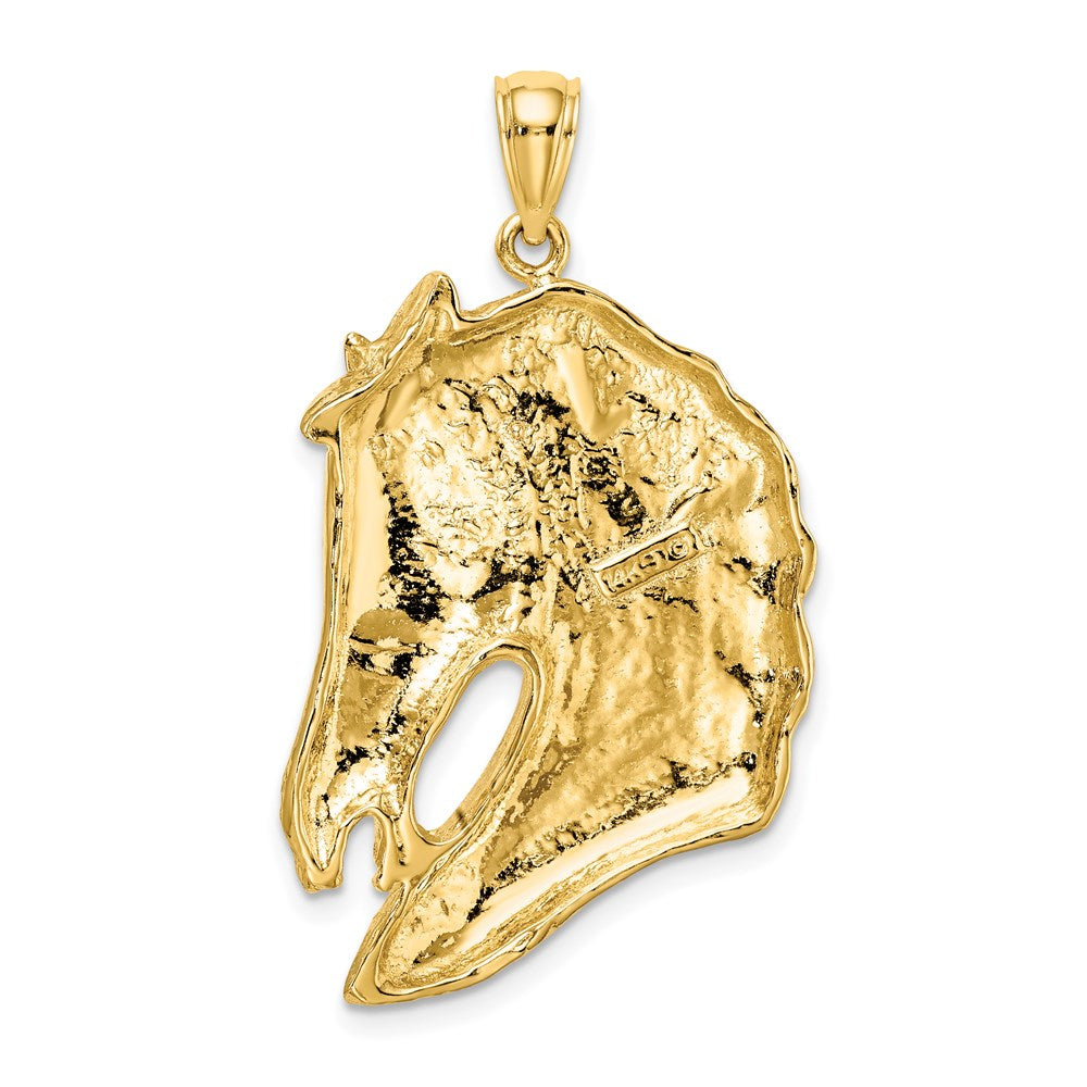 Gold Polished Horse Pendants