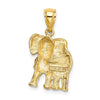 Gold Polished Jungle Animal Pendants