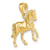 14K 3-D Horse Charm