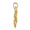 Gold Polished Horse Pendants