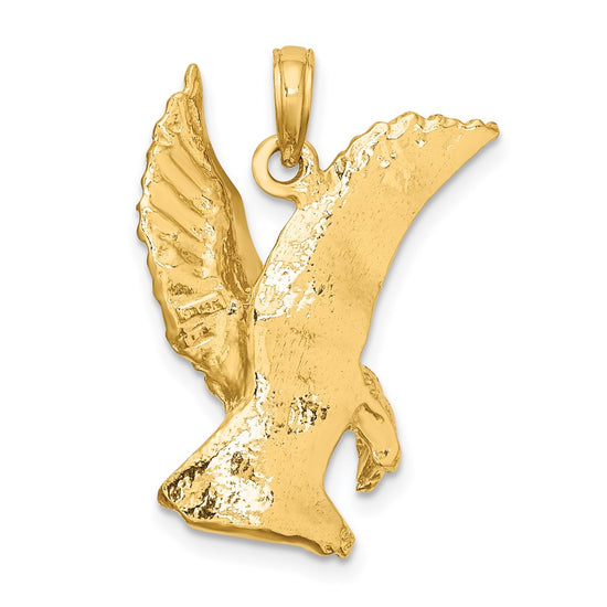 Gold Polished Eagle Pendants