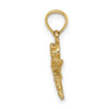 Gold Polished Dragonfly Pendants