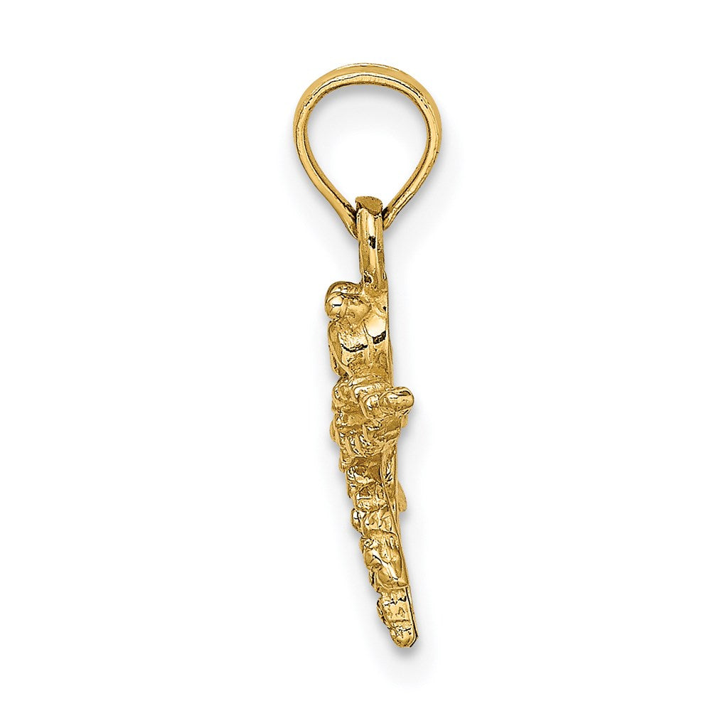 Gold Polished Dragonfly Pendants