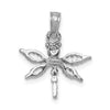 Gold Polished Dragonfly Pendants