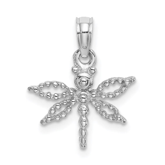 Gold Polished Dragonfly Pendants