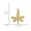 Gold Polished Dragonfly Pendants