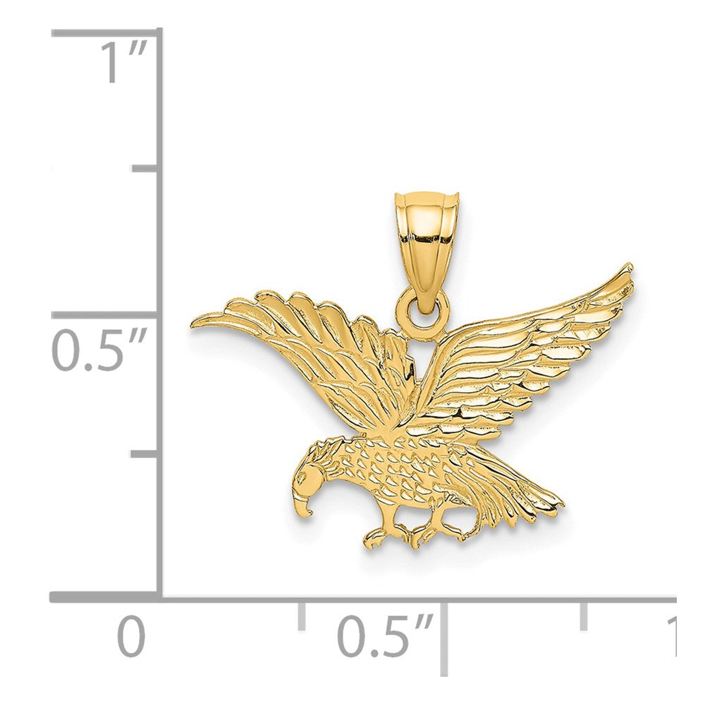 Gold Polished Eagle Pendants