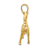 Gold Polished Horse Pendants