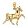14K 3-D Tennessee Walking Horse Charm
