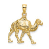 14K 3-D Camel Charm