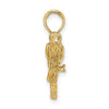 Gold Polished Bird Pendants