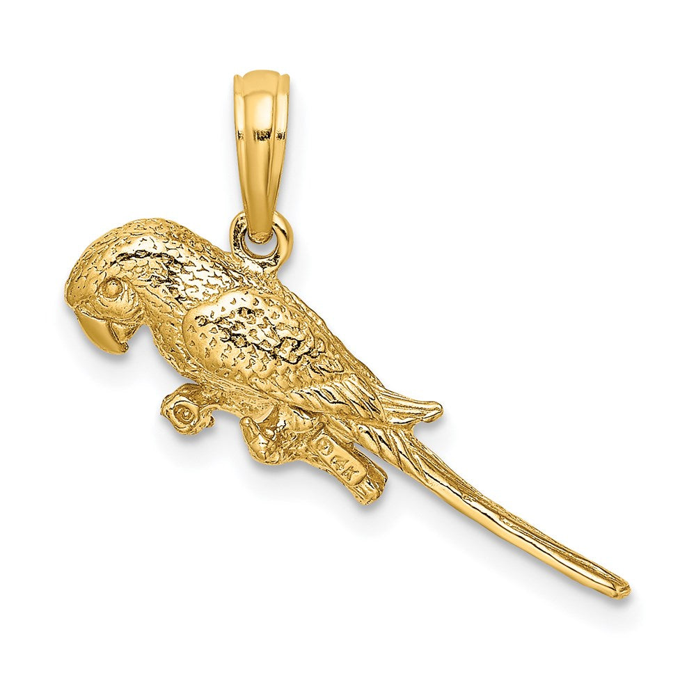 Gold Polished Bird Pendants
