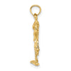 Gold Polished Flamingo Pendants