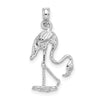 Gold Polished Flamingo Pendants