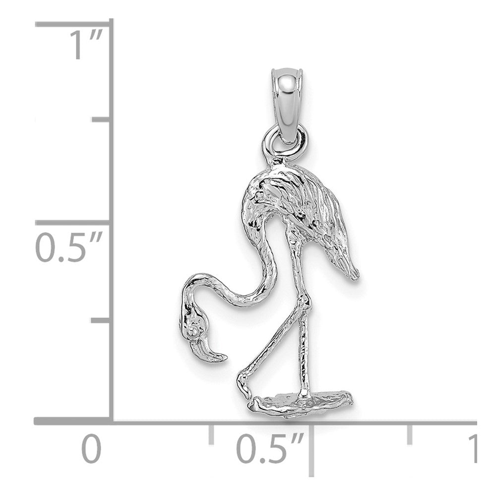 Gold Polished Flamingo Pendants