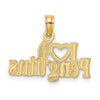 14K I HEART PENGUINS with Penguin Charm
