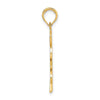 14K Cut-out Smiling Sun Charm