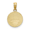 14K Sun Charm
