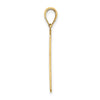 14K Rectangular Engravable Center Charm