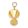 14K 3-D Martini with Green Enameled Olive Charm