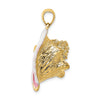 Gold Polished Sea Shell Pendants