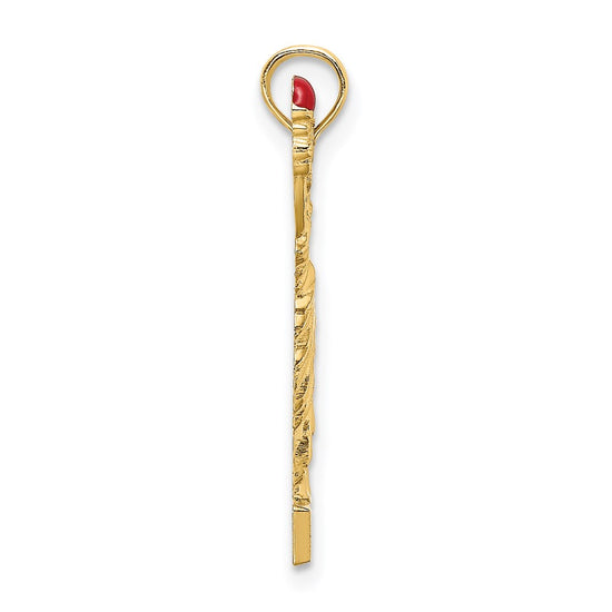 14K with Enamel Flame Statue Of Liberty NEW YORK Charm