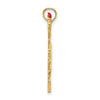 14K with Enamel Flame Statue Of Liberty NEW YORK Charm