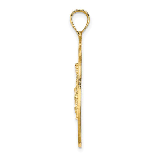 14K NEW YORK Apple with New York Skyline and Statue of Liberty Charm