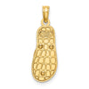 14K 3-D Enamel Anchor On Blue Polka-Dot Flip-Flop Charm