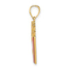 14K Red and Yellow Enameled French Fries Charm