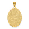 14K Enamel Cape Hatteras Lighthouse Pendant with John 8:12 On Reverse