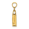 14K 3-D Enameled Jack-o-Lantern Trick or Treat Bag Charm