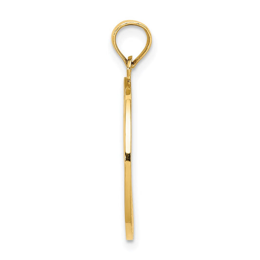 14K TRAVERSE CITY MI Enamel Cherry Charm