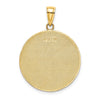 14K Enamel Beach Scene On Round Disc Charm