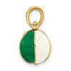 14K 3-D Multi Color Enamel Beach Ball Charm