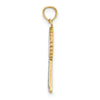 14K Blue and White Enameled 1st PLACE Ribbon Charm
