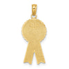 14K Blue and White Enameled 1st PLACE Ribbon Charm