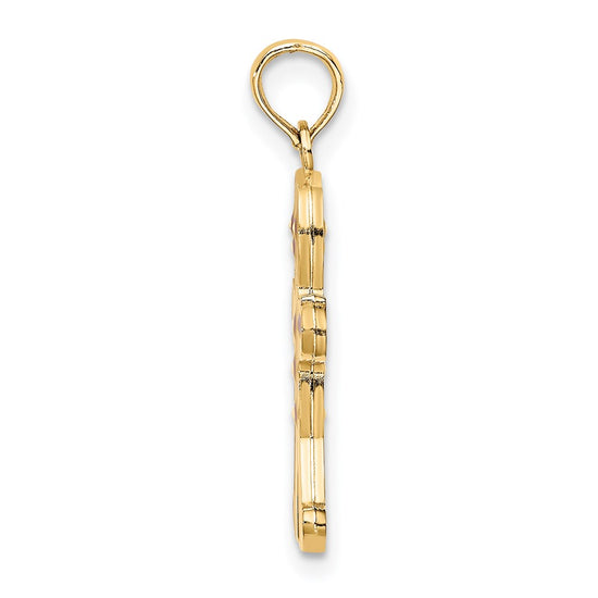 Gold Polished Christmas Pendants