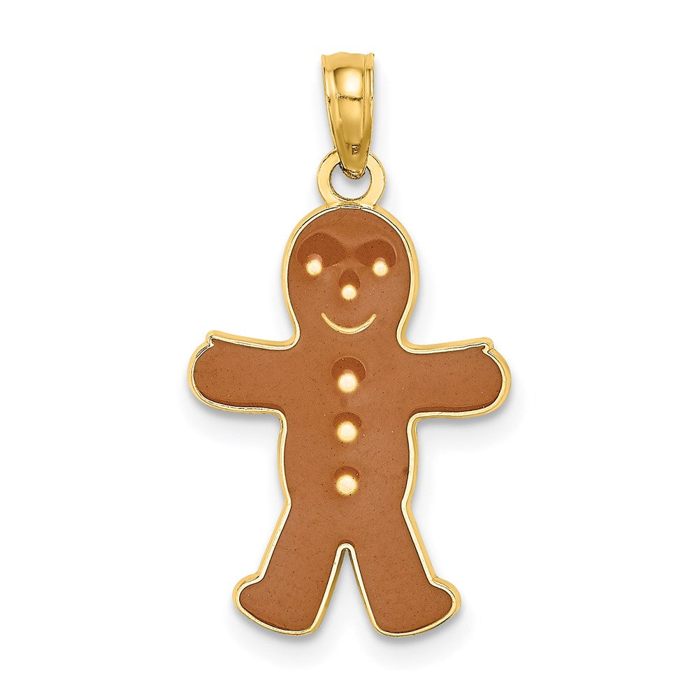 Gold Polished Christmas Pendants