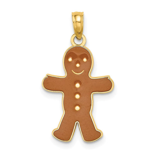 Gold Polished Christmas Pendants