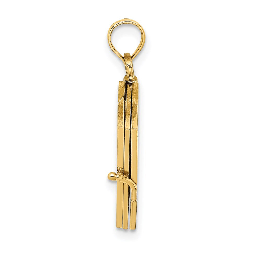 Gold Polished Irish Prayer Pendants