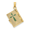Gold Polished Irish Prayer Pendants