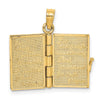 Gold Polished Irish Prayer Pendants