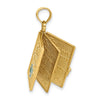 Gold Polished Irish Prayer Pendants
