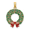 Gold Polished Christmas Pendants